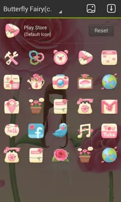 butterfly fairy GOLauncher EX Theme android App screenshot 1